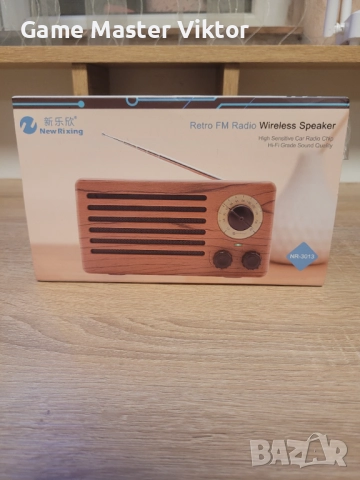 Retro FM радио / безжичен говорител NR‑3013 — стилно и практично, снимка 5 - Bluetooth тонколони - 52942532
