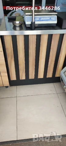 Търговска щанд масата с чекмедже от неръждаема стомана , снимка 2 - Стелажи и щандове - 50782135