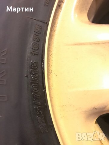 Гума + Джана ,джипова за аварийно временно използване Bridgestone/ 225/70/16 Suzuki Grand Vitara , снимка 2 - Гуми и джанти - 37752519