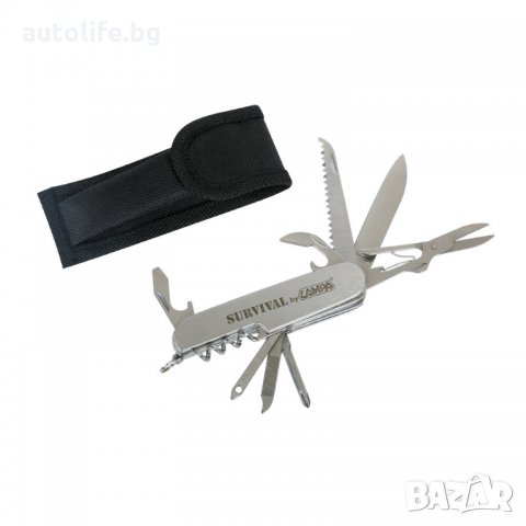 11 в 1 мултифункционален джобен нож за оцеляване LAMPA