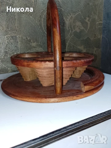 Фруктиера от екзотична дървесина, снимка 4 - Други - 51320196