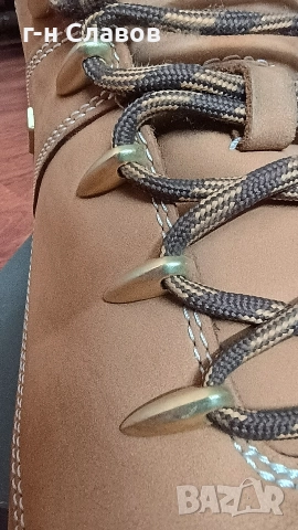 Gold Timberland, Mid Hiker, Nabuck, снимка 5 - Мъжки боти - 52913811