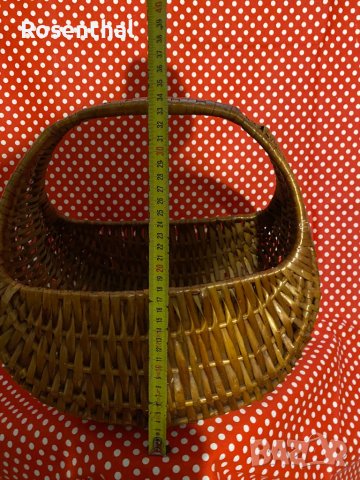 Плетена кошница , снимка 4 - Декорация за дома - 42872262