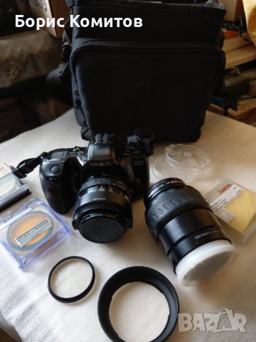 Продавам запазен лентов фотоапарат Minolta-Dynax 500 si, снимка 7 - Фотоапарати - 42685580