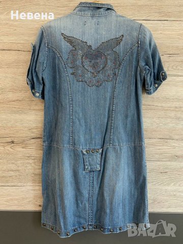 Дънкова рокля , снимка 2 - Рокли - 30541342