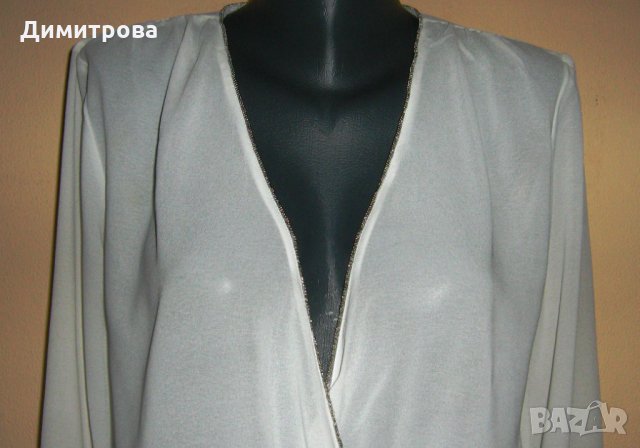 Елегантна бяла блуза, снимка 2 - Ризи - 30364734