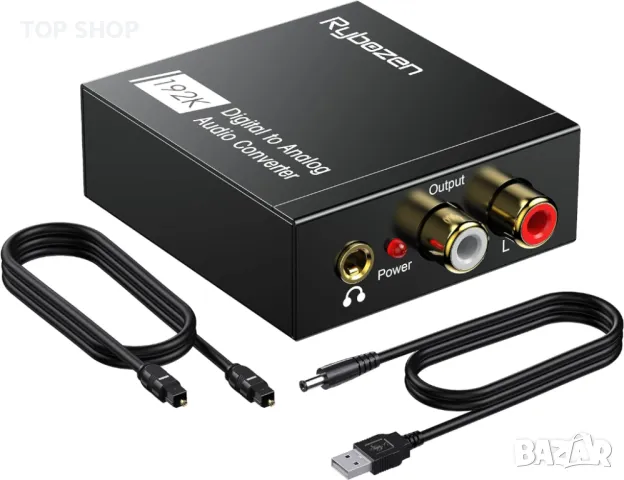 Аудио конвектор Rybozen DAC Audio 192KHz, снимка 11 - Слушалки и портативни колонки - 48476066