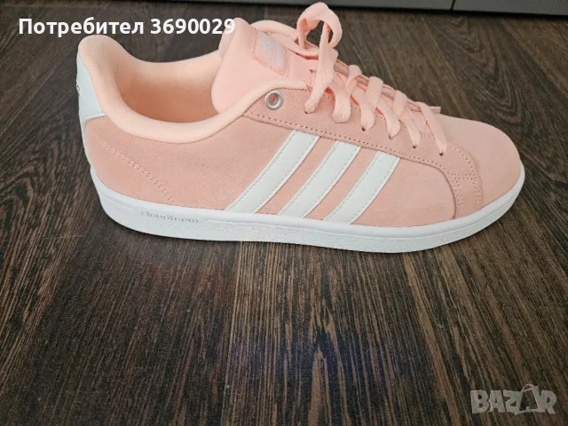 Adidas розови маратонки, размер 40 2/3, снимка 3 - Маратонки - 49583388