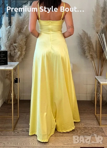 дълги сатенени рокли , снимка 8 - Рокли - 54003062