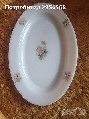 Елипсовидна чиния , снимка 3 - Чинии - 39269981