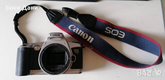 тяло фотоапарати Canon EOS 500N и Minolta 7000