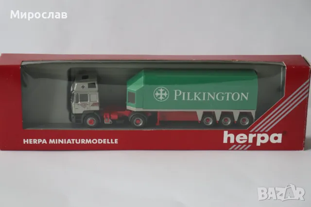 HERPA 1/87 H0 MAN КАМИОН МОДЕЛ ТИР ИГРАЧКА КОЛИЧКА 