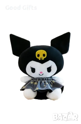 Плюшена играчка Кити Hello kitty, Плюшена Kitty Kuromi, 30см, снимка 3 - Плюшени играчки - 49214691