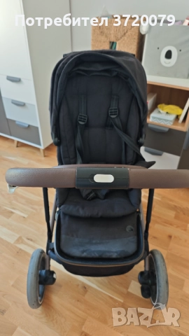 Двойна количка Cybex Gazelle S черна, снимка 3 - Детски колички - 52023061