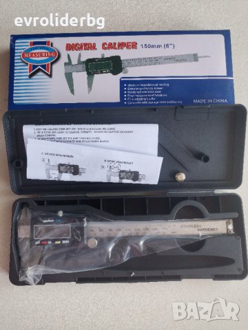 Супер Промоция!!! Метален Дигитален Шублер 150мм в Пластмасова кутия., снимка 2 - Шублери - 37514924