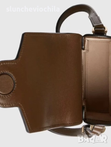 чанта gucci gg supreme horsebit 1955 mini bag, снимка 5 - Чанти - 52403946