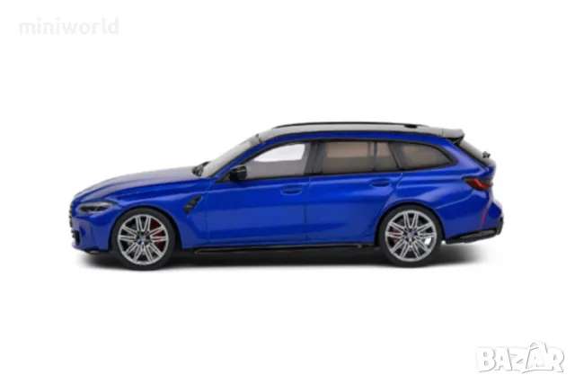 BMW M3 Touring Kombi G81 2023 - мащаб 1:43 на Solido моделът е нов в PVC дисплей-кейс, снимка 2 - Колекции - 49560263