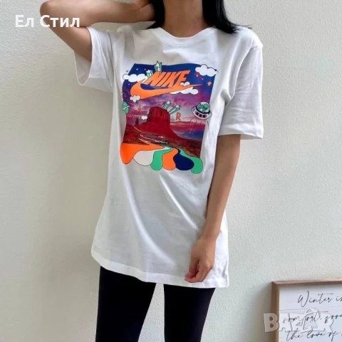 ⭐️Дамски тениски памук
Цена 28.00лв
Права кройка
Размери xs s m l xl xxl xxxl xxxxl
, снимка 3 - Тениски - 50747673