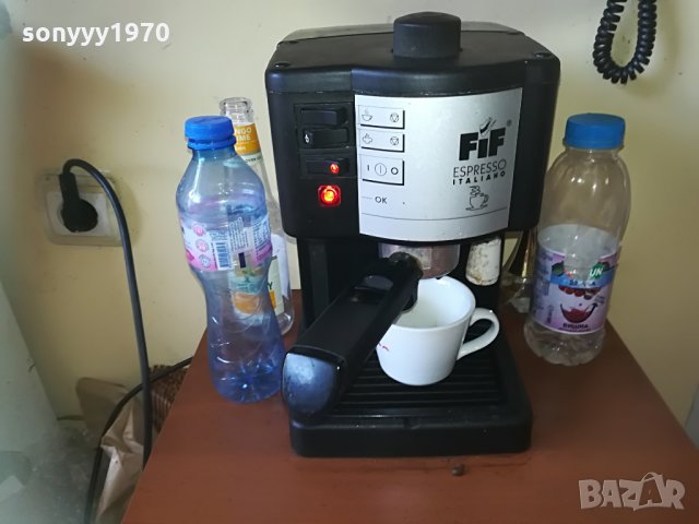 fif espresso italiano-кафемашина-нов внос швеицария, снимка 6 - Кафемашини - 29756749