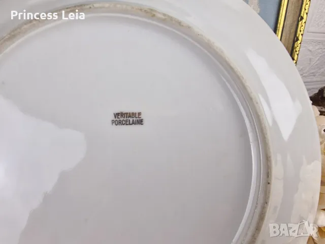 Френска порцеланова чиния , снимка 4 - Колекции - 48818330