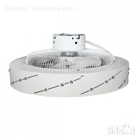 Полилей Вентилатор за таван лед Led 3 регулируеми цвята Ниско ниво на шум , снимка 2 - Лед осветление - 36910744