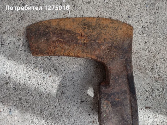 Стара брадва със щампа, снимка 6 - Градински инструменти - 56518877