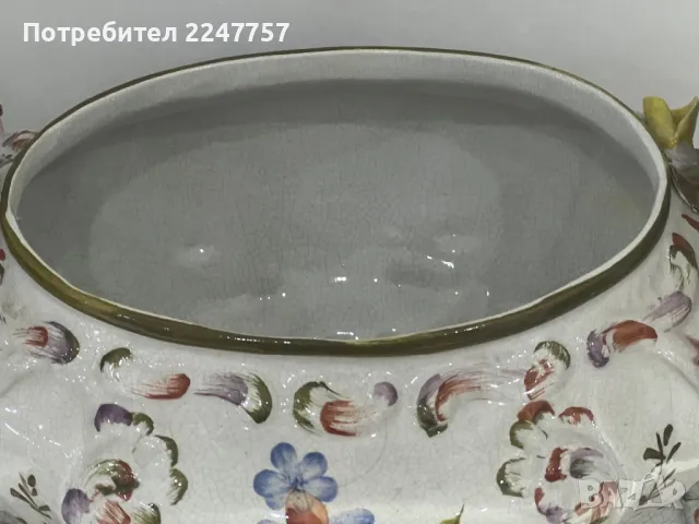 Супник Bassano с поднос, снимка 12 - Антикварни и старинни предмети - 48763533