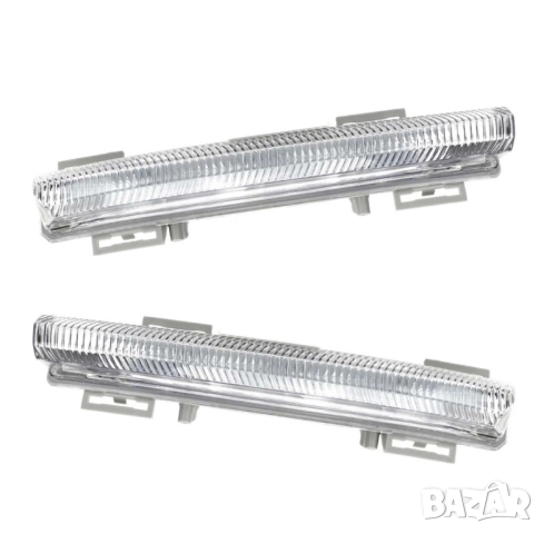 Дневни светлини LED DRL Mercedes W212, w207, w204, w 219, R172, снимка 6 - Части - 52804270