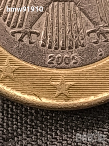 1 евро Германия, снимка 2 - Нумизматика и бонистика - 53655880