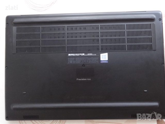 laptop Dell Precision 7530 i7-8750H 2.20GHz/RAM 32GB/SSD 512GB/Radeon Pro WX4130 4GB DDR5, снимка 5 - Лаптопи за работа - 52455297