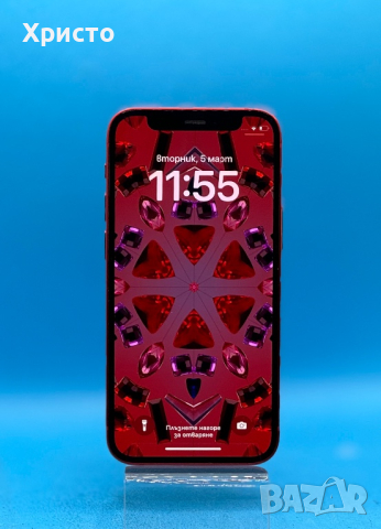 Apple iPhone 12 mini, 128GB, 5G, (PRODUCT)RED, снимка 1 - Apple iPhone - 44619902