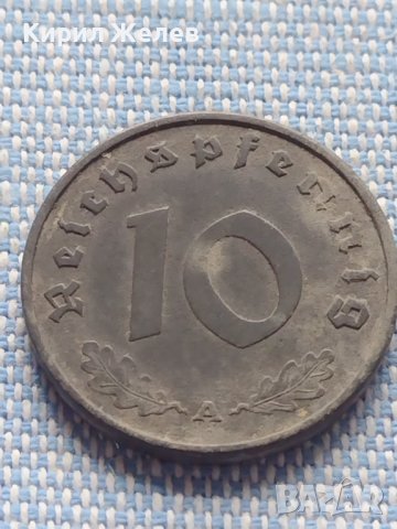 Монета 10 райхсфенинг 1941г. Германия Трети Райх с СХВАСТИКА за КОЛЕКЦИЯ 29388