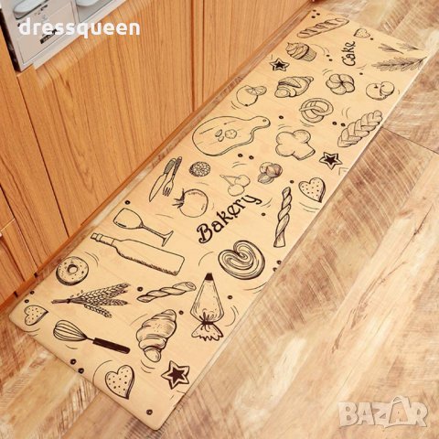 2758 Водоустойчива пътека за кухня от мемори пяна от 2 части, снимка 18 - Аксесоари за кухня - 30528636