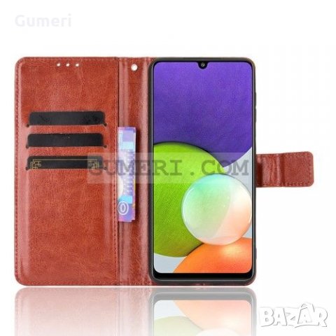 Samsung Galaxy A22 4G Тефтер Стойка, снимка 15 - Калъфи, кейсове - 33942851