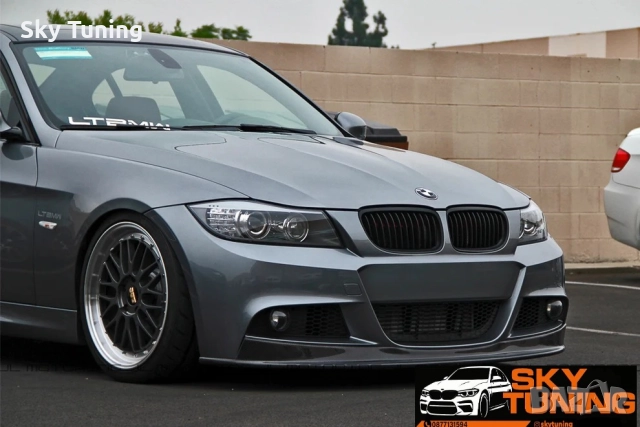 Bmw e90/91 LCI Лип Спойлер бмв е90/91 фейс добавка предна броня м тех