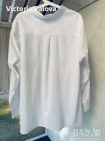 Голяма бяла риза ULLA POPKEN , снимка 9 - Ризи - 38250326