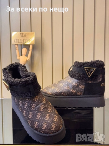 Guess Дамски Зимни Меки И Топли Боти Гес - Налични Различни Цветове Код E1173, снимка 6 - Дамски боти - 53226861