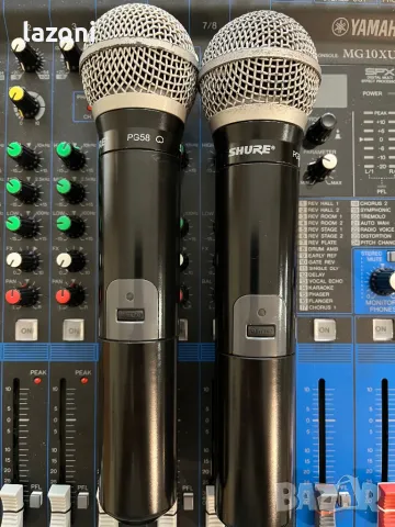 Микрофон Shure двоен, снимка 3 - Микрофони - 49961704