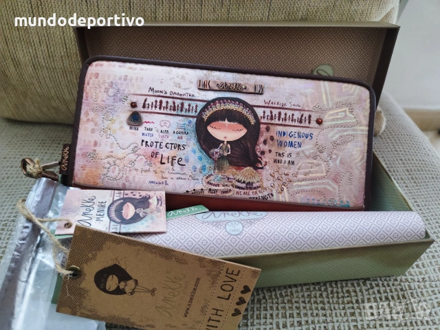 Нов дамски портфейл Anekke / кожено портмоне Анеке - Испания, снимка 3 - Портфейли, портмонета - 53934660