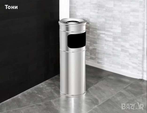 Пепелник колона Vinoks 763400, 22см./26см/28см., инокс, снимка 2 - Други - 52716432