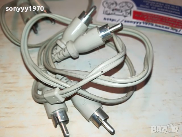 КАБЕЛИ АУДИО ЧИНЧОВЕ ОТ ФИЛИПС-СИВИ 0202230907, снимка 2 - Други - 39523759