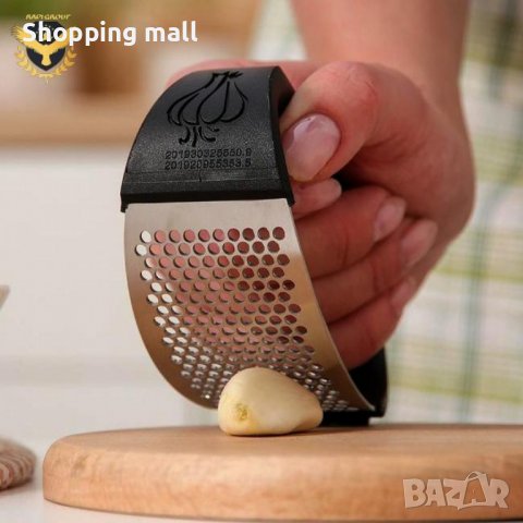 Ръчна преса за чесън от неръждаема стомана, снимка 7 - Аксесоари за кухня - 39433107