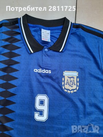 Тениска Батистута - Аржентина, ретро легенди , снимка 4 - Футбол - 44571693