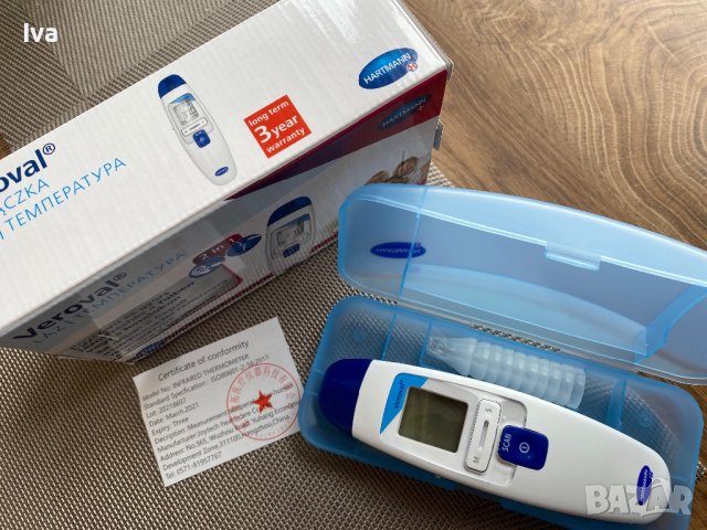 Инфрачервен термометър за ухо и чело Hartmann Veroval 2 in 1