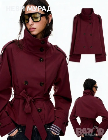 Дамски тренчкот, снимка 2 - Палта, манта - 54043191