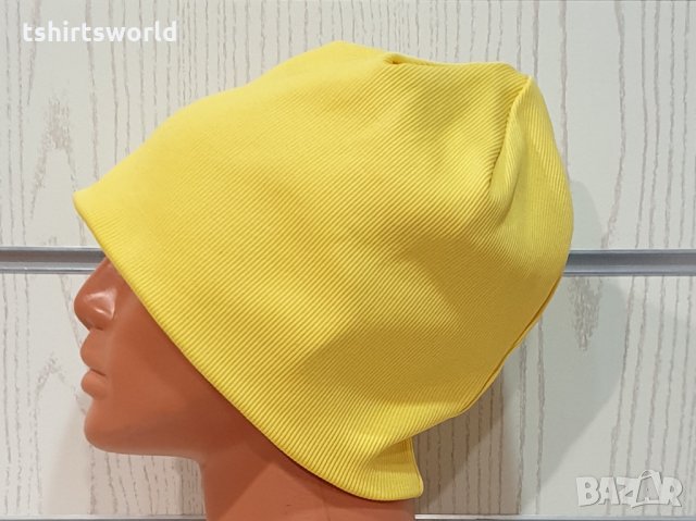 Нова зимна шапка неоново жълт цвят, снимка 7 - Шапки - 32035390