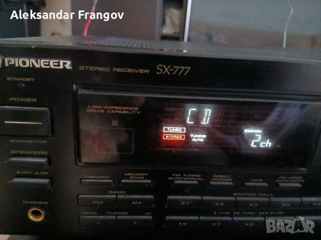 ресивър PIONEER SX 777 made in Japan , снимка 4 - Ресийвъри, усилватели, смесителни пултове - 52972296