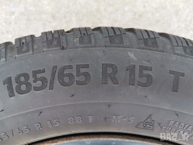 2бр зимни гуми 185/65/15 Continental Winter Contact TS870, снимка 5 - Гуми и джанти - 52144975