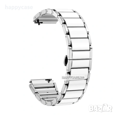 18 mm CERAMIC STEEL Керамична верижка каишка Huawei Watch GT6 41/GT5 Pro 42/GT5 41/GT4 41/Watch 5 42, снимка 5 - Каишки за часовници - 54365833