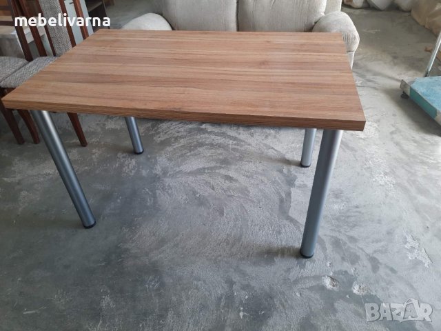 Маса с метални крака 75/120/75 см, снимка 6 - Маси - 42685671